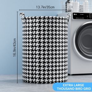Foldable Laundry Basket Clothing Organizer Bathroom Waterproof Dirty Clothes Storage Basket