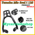 Motorcycle Rear Heavy Duty Alloy Top Box Bracket For Yamaha Mio Soul i 125 Made in Thailand High Quality. 