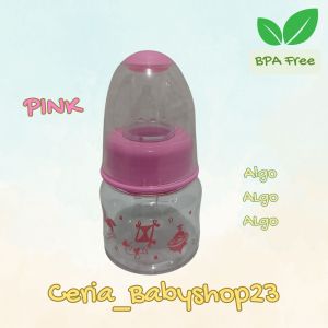 Algo Mini 8228 Harga Per PCS Botol Susu Bayi New Born Size 60ml Untuk Usia Bayi 0 Bulan Aman Sudah BPA Free Bisa Direbus dan Mudah Dicuci