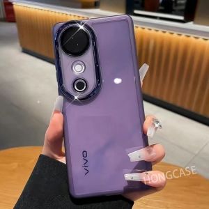 Casing for vivo V40 5G vivoV40 V40Pro vivoV40pro 2024 phone case equipped with lens film silicone glitter powder soft fully Bling star clear cover