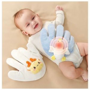 Gối Bàn Tay Tự Động Vỗ Ru Ngủ Cho Bé - Chống Giật Mình 3 Chế Độ Vỗ Kèm Remote Điều Khiển Từ Xa