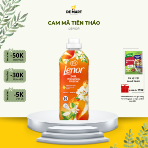 [Chuẩn Đức] Nước xả quần áo đậm đặc Lenor 756ml-16l | Làm mềm sợi vải hạn chế khô xơ lưu hương dễ chịu