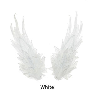 Angel Wing Headdress Hair Clip Hairpin Jepit Rambut Lolita Gothic Sayap Malaikat Iblis Hitam Putih / Bando Lolita Headband Bando Cosplay Anime