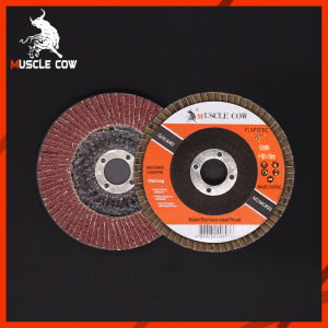 MUSCLE COW 4 นิ้วกระดาษทรายซ้อน กระดาษทรายซ้อนหลังแข็ง ผ้าทรายเรียงซ้อน จานทรายซ้อน ใบขัดไม้ ขัดเหล็ก เบอร์ 40 ถึงเบอร์ 120 10ใบ