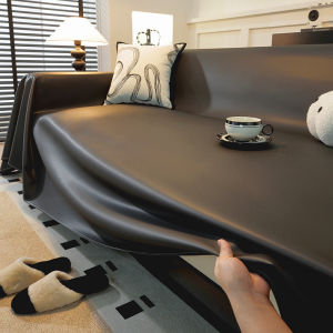 Home&Life.8 PU Leather Sofa Cover Waterproof Anti Slip Pet Hair Resistant Scratch Resistant Couch Protector