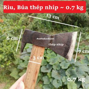 Rìu búa rìu thép nhíp 0.7 KG - Chặt gỗ cốp pha