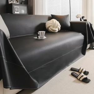 Vỏ bọc ghế sofa bằng da PU chống thấm nước cho 1/2/3/4 chỗ ngồi bốn mùa đa năng chống trượt cho ghế sofa phòng khách trang trí nhà cửa