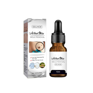【Hot Sale】Eelhoe Aclive Skin Mole Removal Essence Skin Tag Remover Mole & Genital Wart Removal Antibacterial Liquid Painless Mole Skin Dark Spot Remover Serum Face Wart Tag Removal Solution(10ml)
