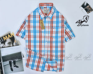 Xả hàng Áo sơ mi nam tay ngắn kẻ sọc mẫu mới màu lạ đem đến cho người mặc sự thanh lịch trẻ trung nam tính lịch thiệp