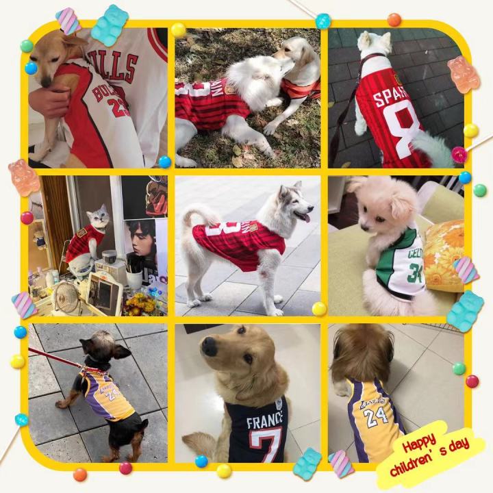 World Cup Football Jersey For Dogs Pet Cat Dog Clothes Summer Dog