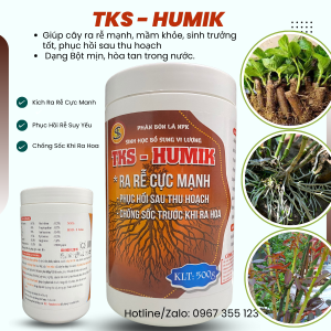 Phân Bón HUMIK Kích Rễ Cực Mạnh Tăng Chồi Ngọn Tăng Hấp Thu - Lon 500gr