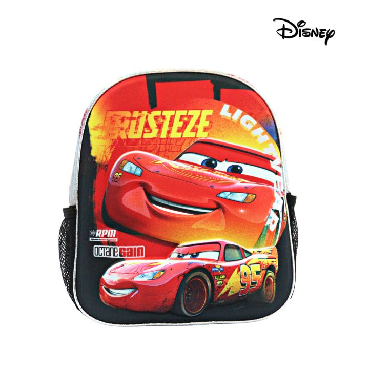 Disney Cars Lightning Mcqueen 3D Kids 10inch Backpack