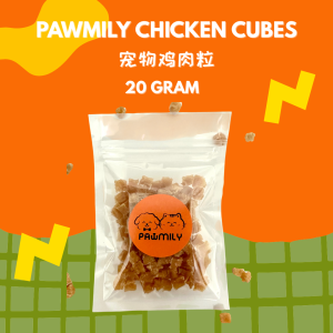[PAWMILY] Premium Pet Snack Chicken Cubes Healthy Chicken Treats for Dogs & Cats Pet Snack Chicken Cubes 100% Fresh Home Made Pets Snack