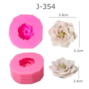 แม่พิมพ์ดอกไม้ แบบเยอะ ทำขนม ทำวุ้น ทำสบู่ได้ สวยทุกแบบ J-354