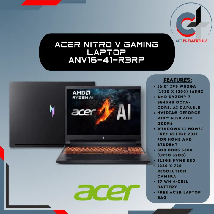 ACER NITRO 5 ANV16-41-R3RP Gaming Laptop | 16.0