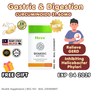 ORIHEALTH NOVA Biomeric curcuminoids turmeric for Digestive Health Muscle Soreness Joint Inflammation Skin Health