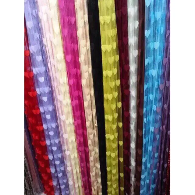 New Romantic Heart Line Shaped Tassel Curtain for window door room home decoration | Lazada Philippines