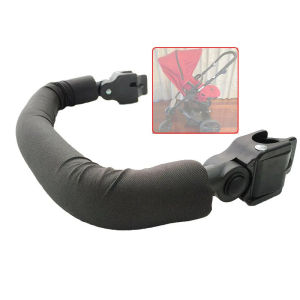 Stroller Armrest Compatible B-Smart Pushchair Baby Car Bumper Bar Adjustable Clamps Handrail Pram Accessories
