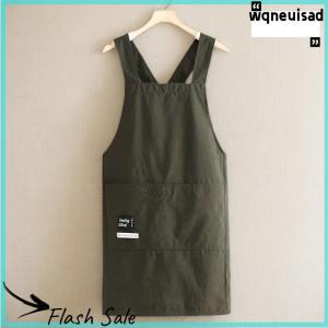 【WQ】 COD ผ้ากันเปื้อนสำหรับทำอาหารในครัวระบายอากาศได้ดีกันเปื้อนเอวของผู้ใหญ่ป้องกันการเกิดคราบนุ่มเสื้อผ้าใช้ในร้านอาหารใช้ในบ้าน