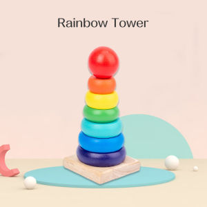Music Toys for baby Musical Educational Concentration toys for kids Wooden Bell Tower Clock Clap