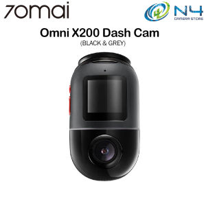 70mai Omni X200 360° Dashcam 4G ADAS & GPS AI Motion HDR Night Vision Voice Control | Official 70MAI 1 Year Warranty