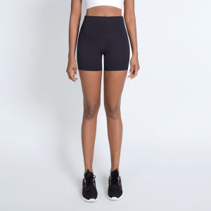 alo yoga ชุดกางเกงโยคะสำหรับผู้หญิง ความรู้สึกเปลือย เอวสูง กางเกงฉลามรัดรูปเซ็กซี่ สามในสี่ สวมใส่กลางแจ้ง กางเกงฟิตเนสกันแสง