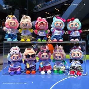 (Chỉ quần áo) Bộ quần áo labubu áo thun raglan thời trang bộ quần áo búp bê vải nhung dễ thương được thiết kế cho đồ chơi nhồi bông