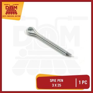 Spie Pen 3 x 25 Harga Per 1 Pcs (PSP) Split Spi Cotter Pin Pengunci Baut Mur Universal Kebutuhan