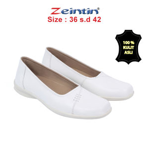 Zeintin - Sepatu Wanita Kulit Zeintin Bj 2310 Putih | Fashion Wanita/Pantofel Wanita/Sepatu Formal Wanita  Sepatu Perawat Wanita BJ