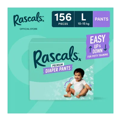 Rascals Pants Large Diaper Case - 52 PCS X 3 (156 PCS)