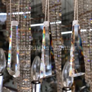 [MESIR EGYPT ASFOUR] Kristal Tombak Tongkat Tiang 60mm 6cm / 76mm 76cm Aksesoris Lampu Hias Gantung Dekorasi Pernikahan