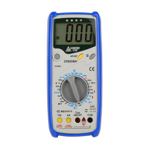 KUAIQU เครื่องวัดอุปกรณ์อิเล็กทรอนิกส์อเนกประสงค์  มัลติมิเตอร์ดิจิทัลแบบมืออาชีพตัวทดสอบความต้านทาน2nF ~ 200μF เครื่องทดสอบตัวเก็บประจุกระแสไฟฟ้า DC แรงดันไฟฟ้ามัลติมิเตอร์ที่ทดสอบไฮโกรมิเตอร์วัดอุณหภูมิ