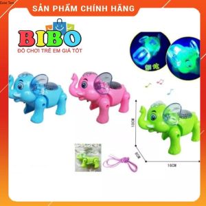 Đồ chơi con heo con voi chạy bằng pin có phát nhạc vui nhộn Bi bo