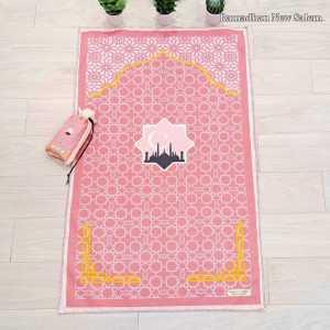 SAJADAH TRAVEL | SAJADAH SOUVENIR UMROH HAJI-sajadah jumbo-tahlilan-sajadah-oleholehhaji-oleholeh (READY STOCK) ACC