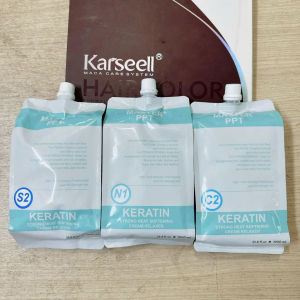 Kem Uốn duỗi ép tóc Karseell Master + PPT Cao Cấp Không Mùi Sóng Căng Tóc Mềm 1000ml