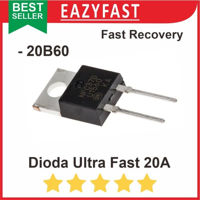 Dioda Ultra Fast 20A 20 A 20B60 High Speed Recovery Switching Diode D ...