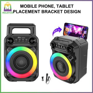 Portable Speaker Stereo Sound Wireless Speaker Rich Bass Outdoor Speaker Subwoofer Suitable for Home Theater Outdoor Dance Party