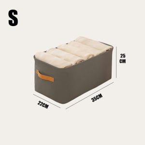 Kotak Simpan Baiu Large Capacith Foldable Clothes Storage Box clothes organizer box Clothes Storage Box 衣物收纳盒