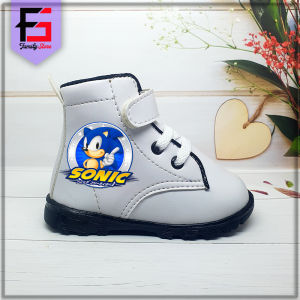 Sepatu Boots SONIC Anak Laki Laki Keren Sporty / Sepatu Boots Tali Perekat Anak Cowok Karakter Sonic The Hedgehog / Sepatu Balita Boots Anak Pria Fashion Trendy