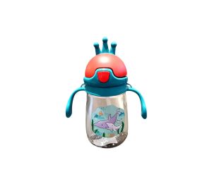 LD-C913 Botol Minum Anak 380ML Motif Mahkota Karakter Kartun Lucu BPA FREE / Botol Air Minum dengan