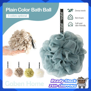 Bath Shower Ball Super Soft Mesh Nordic Color Durable Bath Ball Easy Foaming Bath Cleaning Brush Bathroom Back Rub Body Shower Ball | Gaben Home