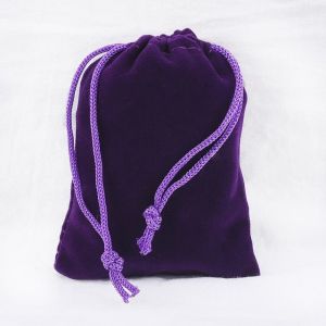 Soft Flannel Drawstring Gift Bag Jewelry Wedding Birthday Party Bag Dust Protect Beg Hadiah Kecil