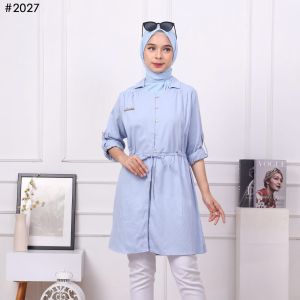 Vioren long Tunik atasan Wanita dewasa premium bahan cotton yokka one size (27)