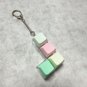 INTOONE 2/3/6/9 phím Bàn phím ngón tay Giảm căng thẳng Nút bấm Móc khóa fidget Thiết bị điện tử Đồ chơi clicker Người lớn