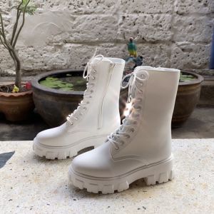 chloe.store ORCHID BOOTS รองเท้าบูทหุ้มข้อ รองเท้าบูทแฟชั่น รองเท้าบูทผู้หญิง รองเท้าบูทหุ้มข้อสูง