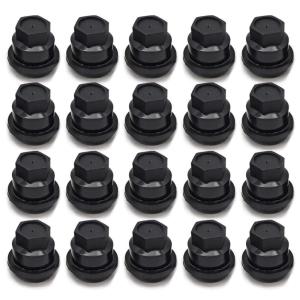 10pcs/20pcs Plastic Lug Nut Covers 24mm Universal Rustproof Wheel Hub Protectors Suitable For Truck Maintenance 15661036