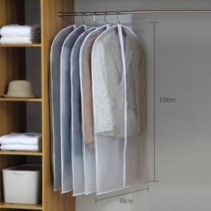 jas baju gaun anti air Pelindung pakaian jas gaun baju Cover gantungan baju jas gaun anti debu
