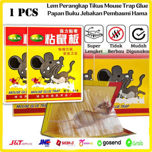 (1 PCS ) Lem Perangkap Tikus Papan Buku Jebakan Pembasmi Hama Merekat Kuat Super Lengket Tidak Berbau Serbaguna Ampuh 100%