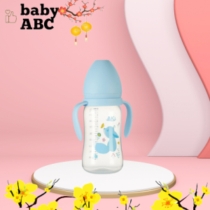 Bình Sữa Cổ Rộng Aki Bình Sữa Cho Bé Nhựa PP Dung Tích 180ml-240ml-300ml