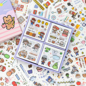 สติ๊กเกอร์ สติกเกอร์ลายการ์ตูน เลือกลายได้ sticker(10แผ่น)